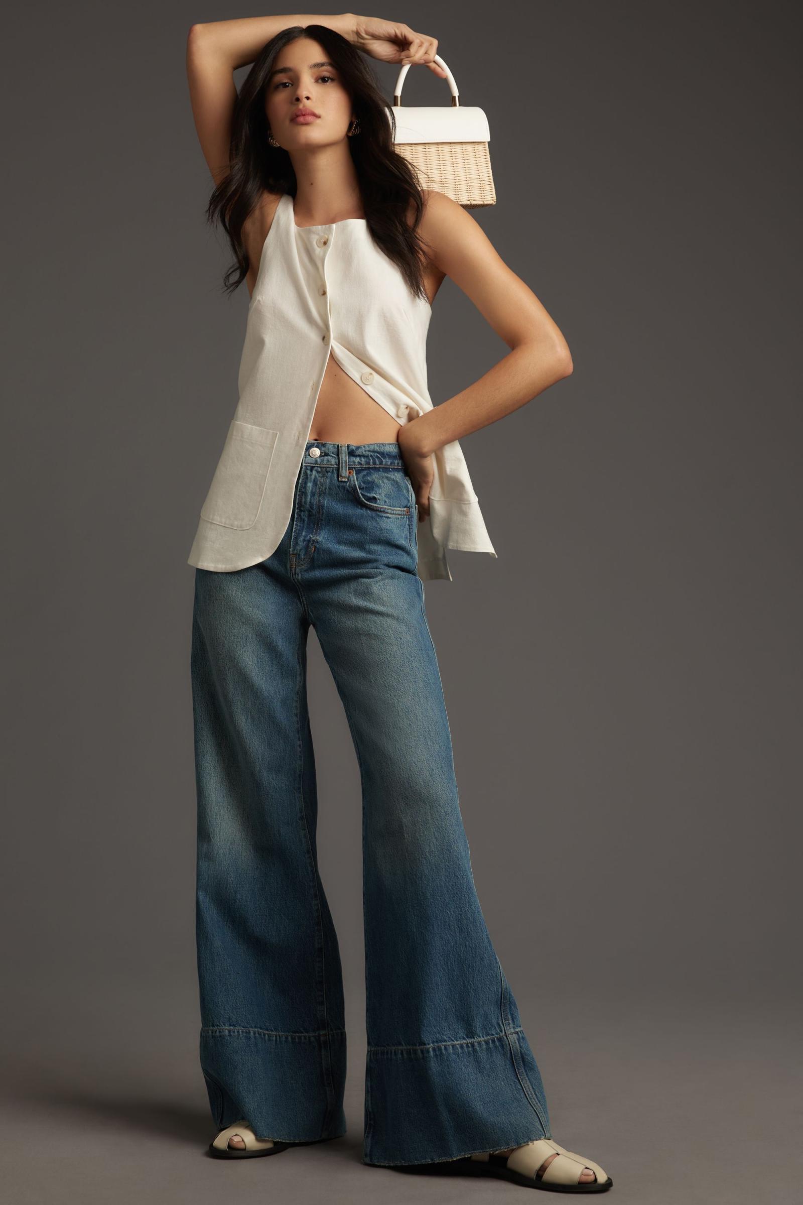 Reformation Penney High-Rise Relaxed Flare Jeans 1 ASKK NY Geek High-Rise Crop Flare Jeans